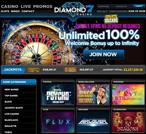 Diamond 7 Casino Review .